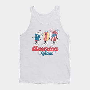 America Vibes 4th July Tank Top